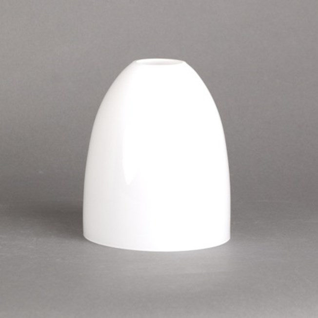 Opal white glass shade Cup shaped