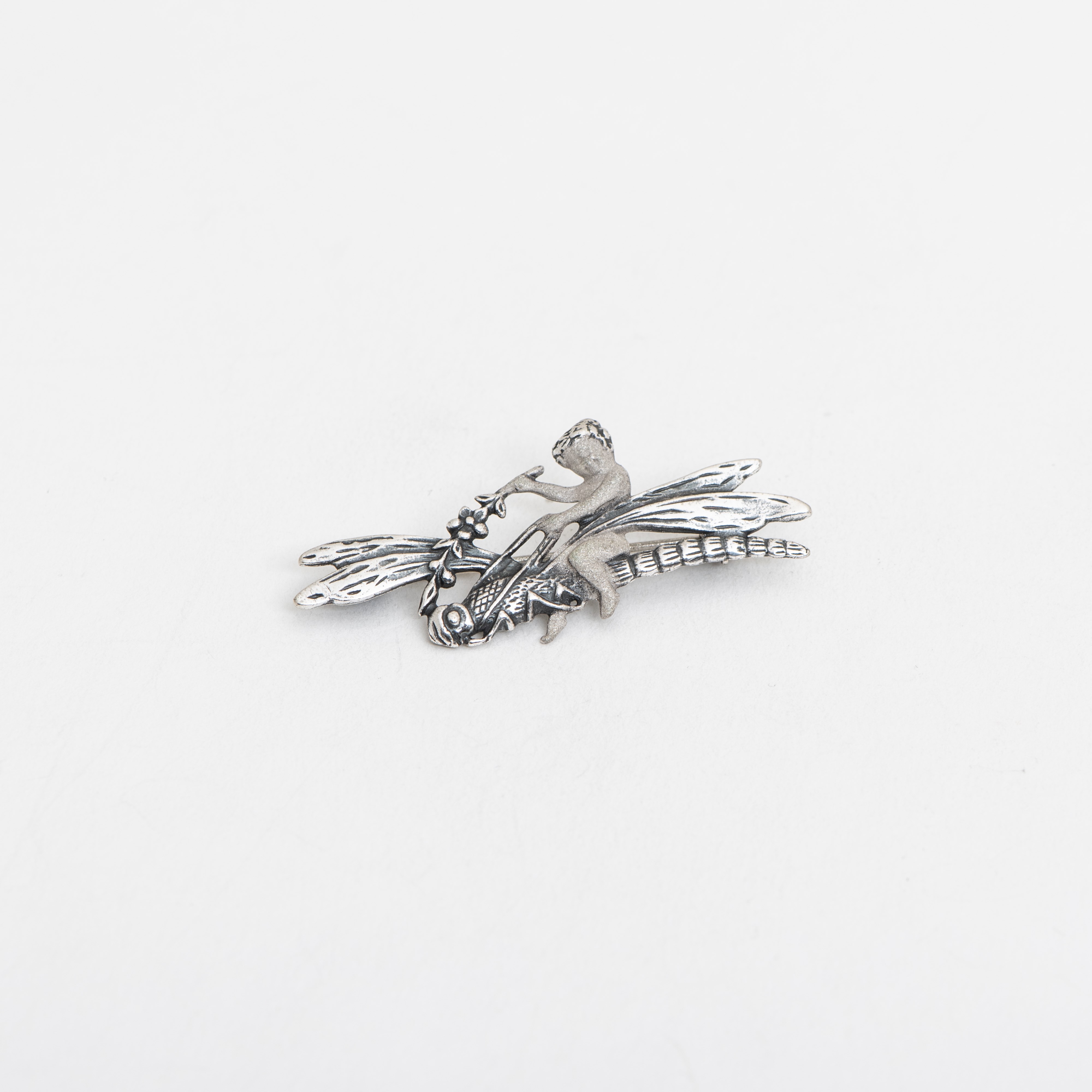 Sweetheart on a Dragonfly Brooch