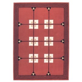 Geometrical Art Nouveau Carpet 1903