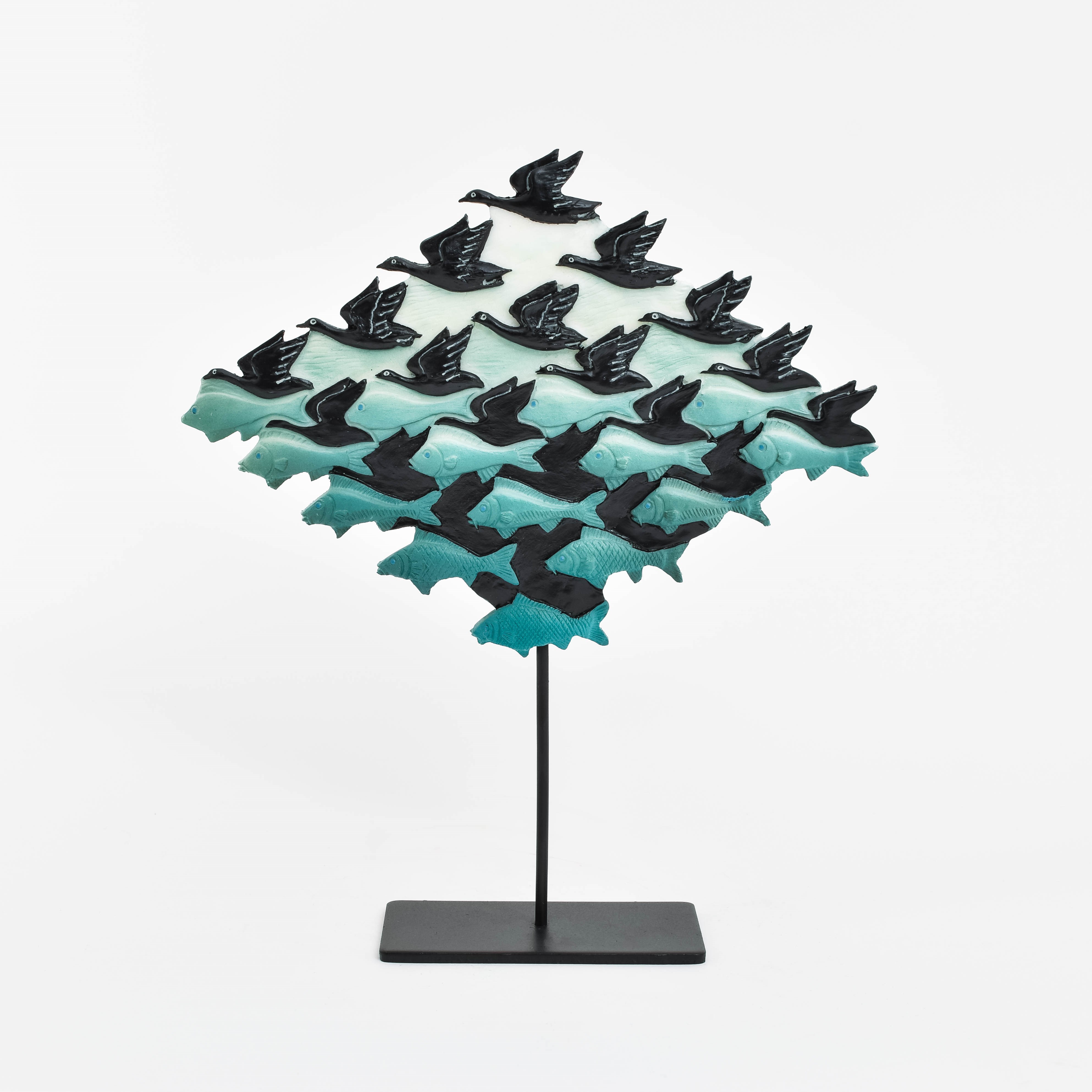 Escher Sculpture Air and Water 