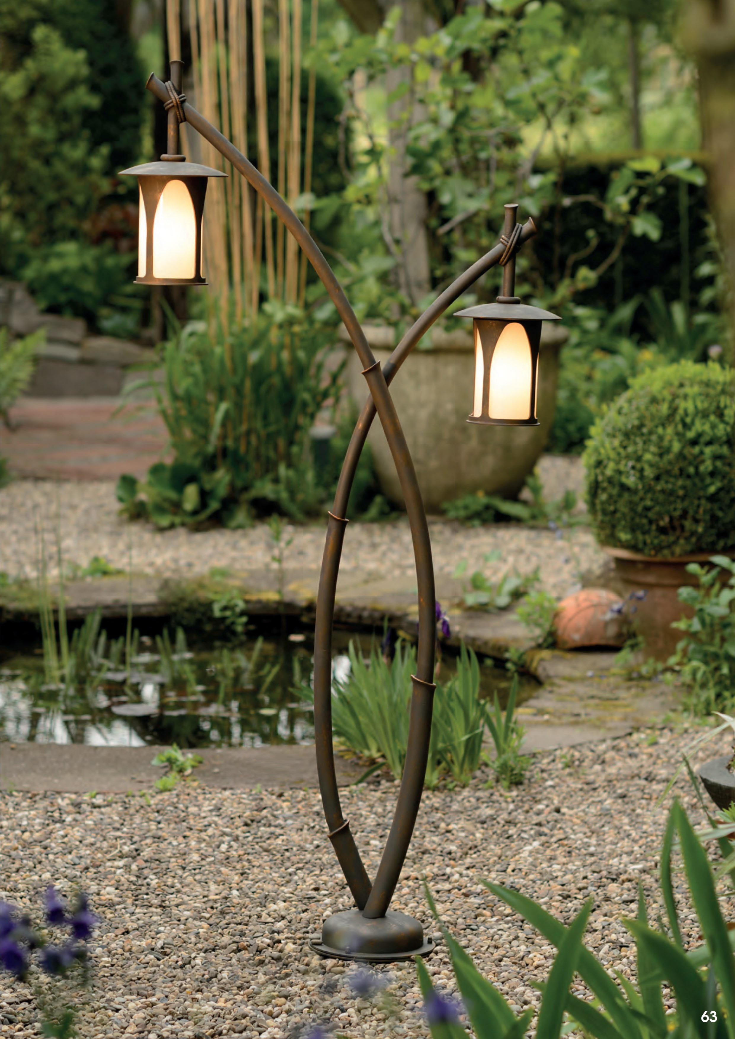 Outdoor lamp Bamboo 2 lights