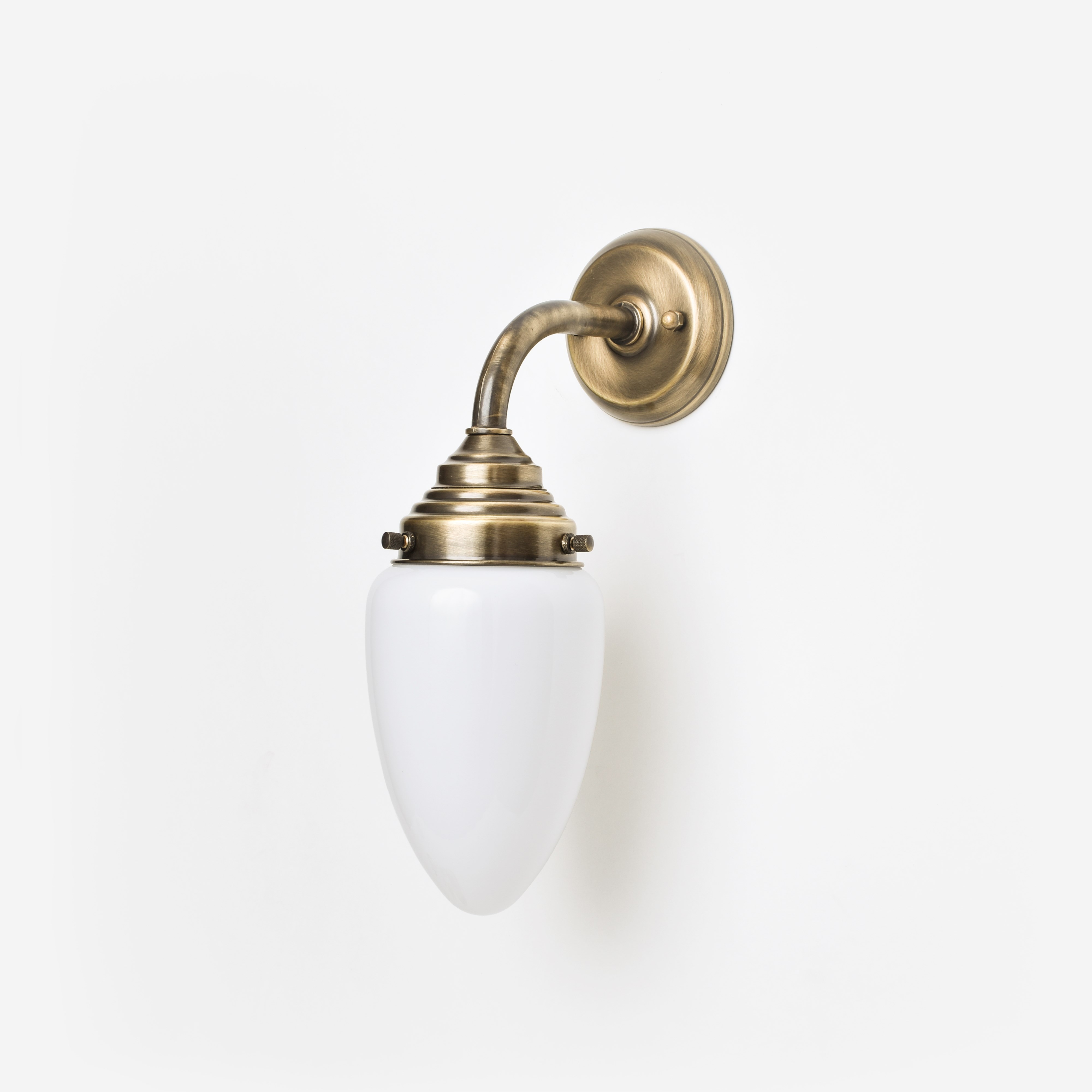 Wall lamp Menhir Small Curve Small Bronze