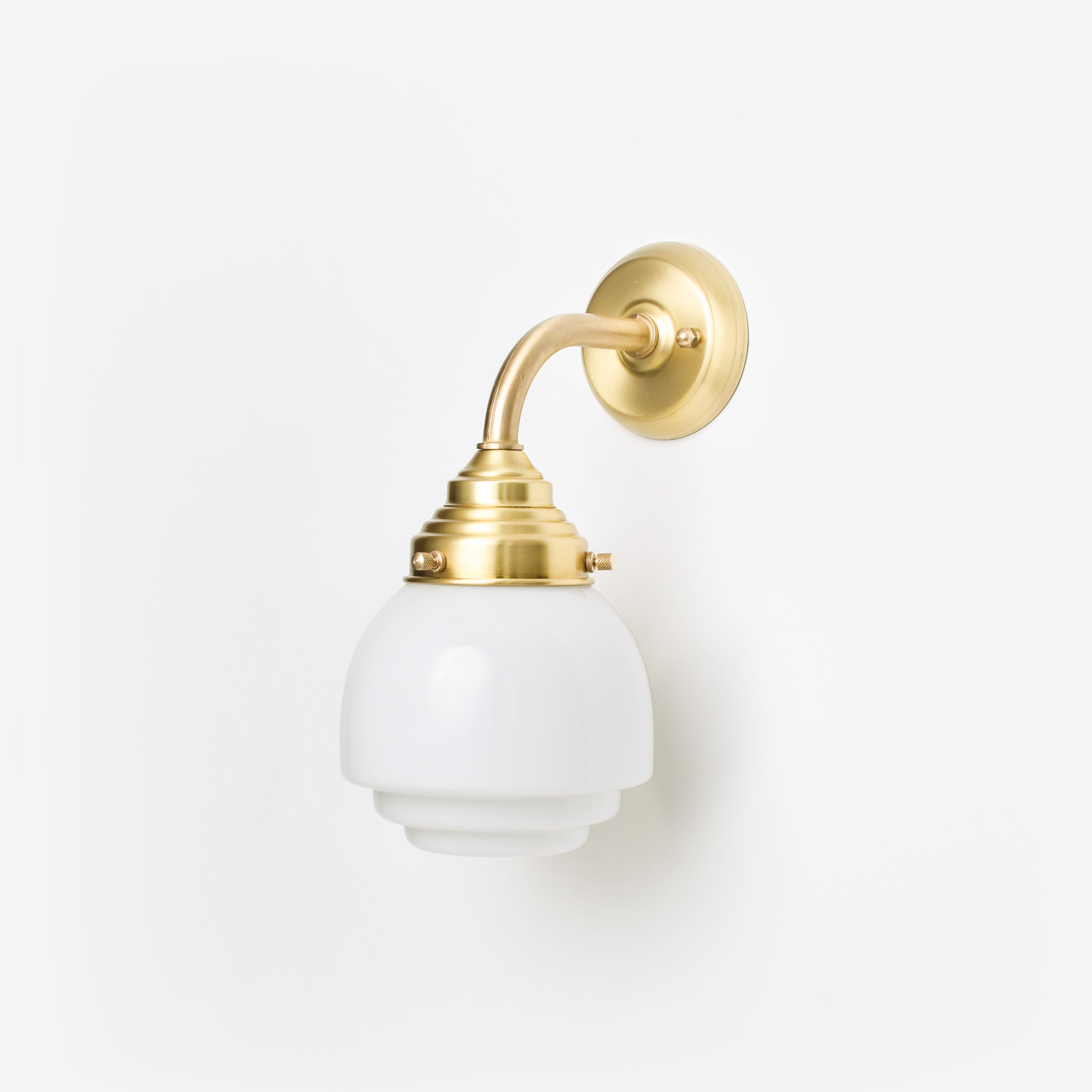 Wall Lamp Gispen Flat Curve Brass