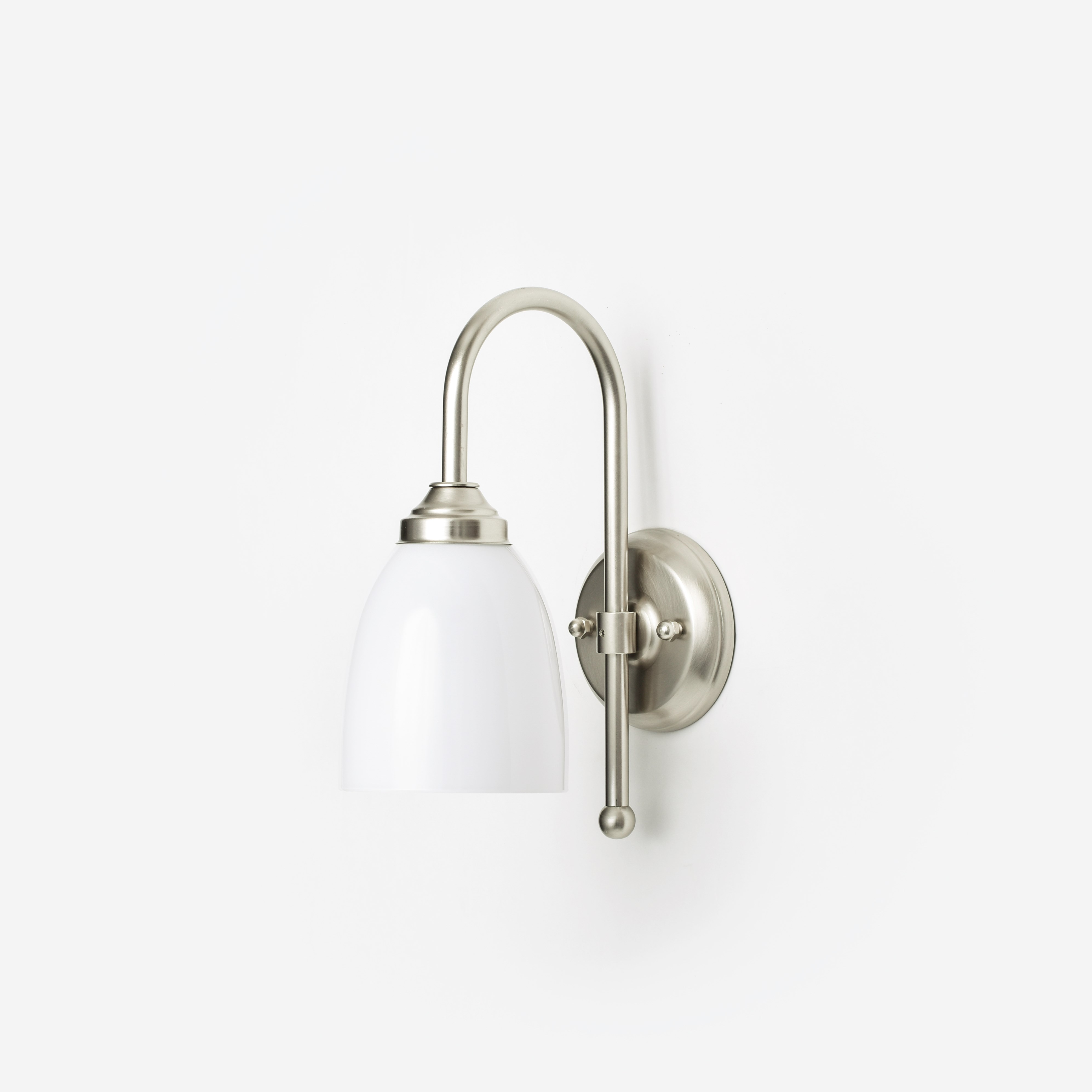 Wall Lamp Make-up Small Meander Matt Nickel