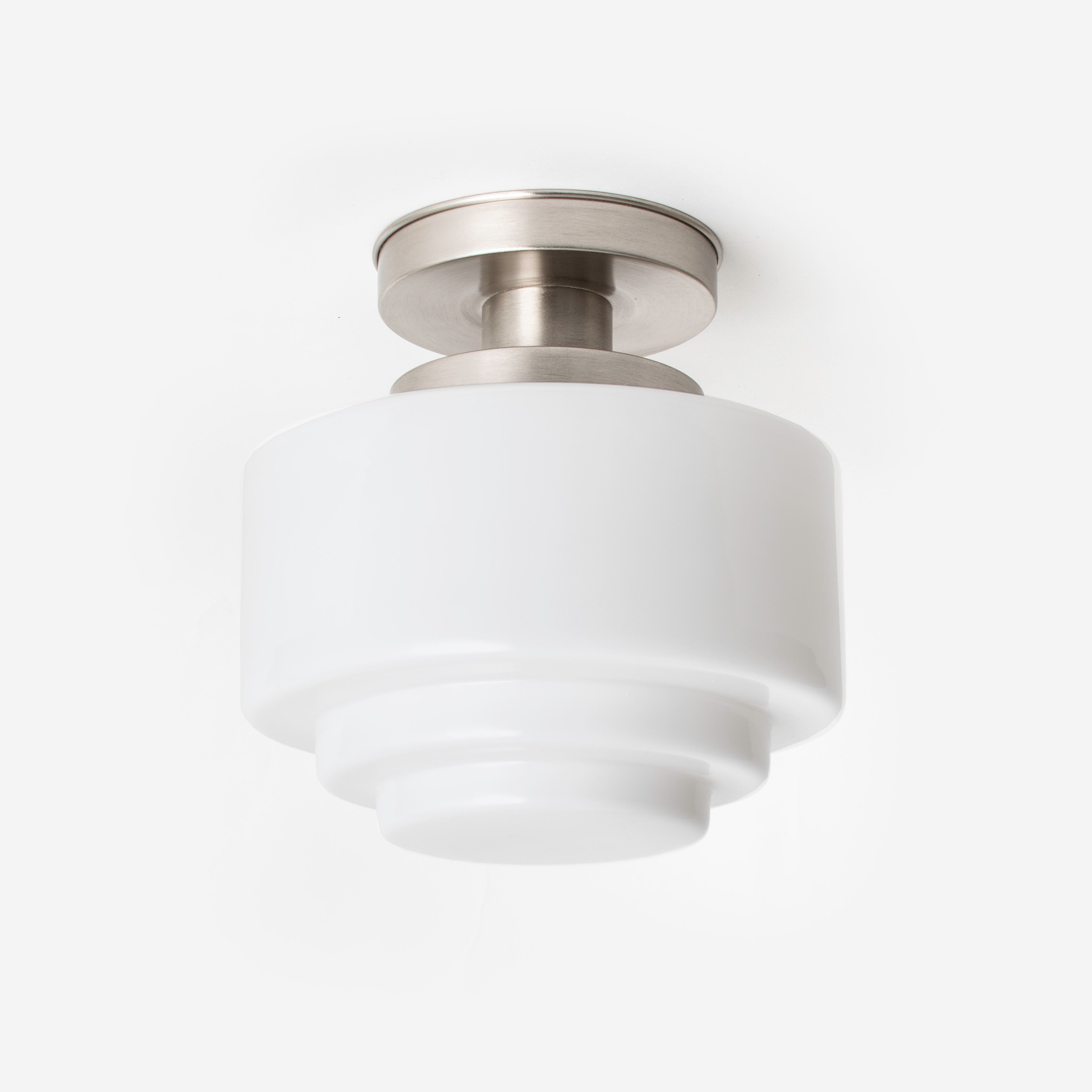 Ceiling Lamp Stepped Ø 20 20's Matt Nickel