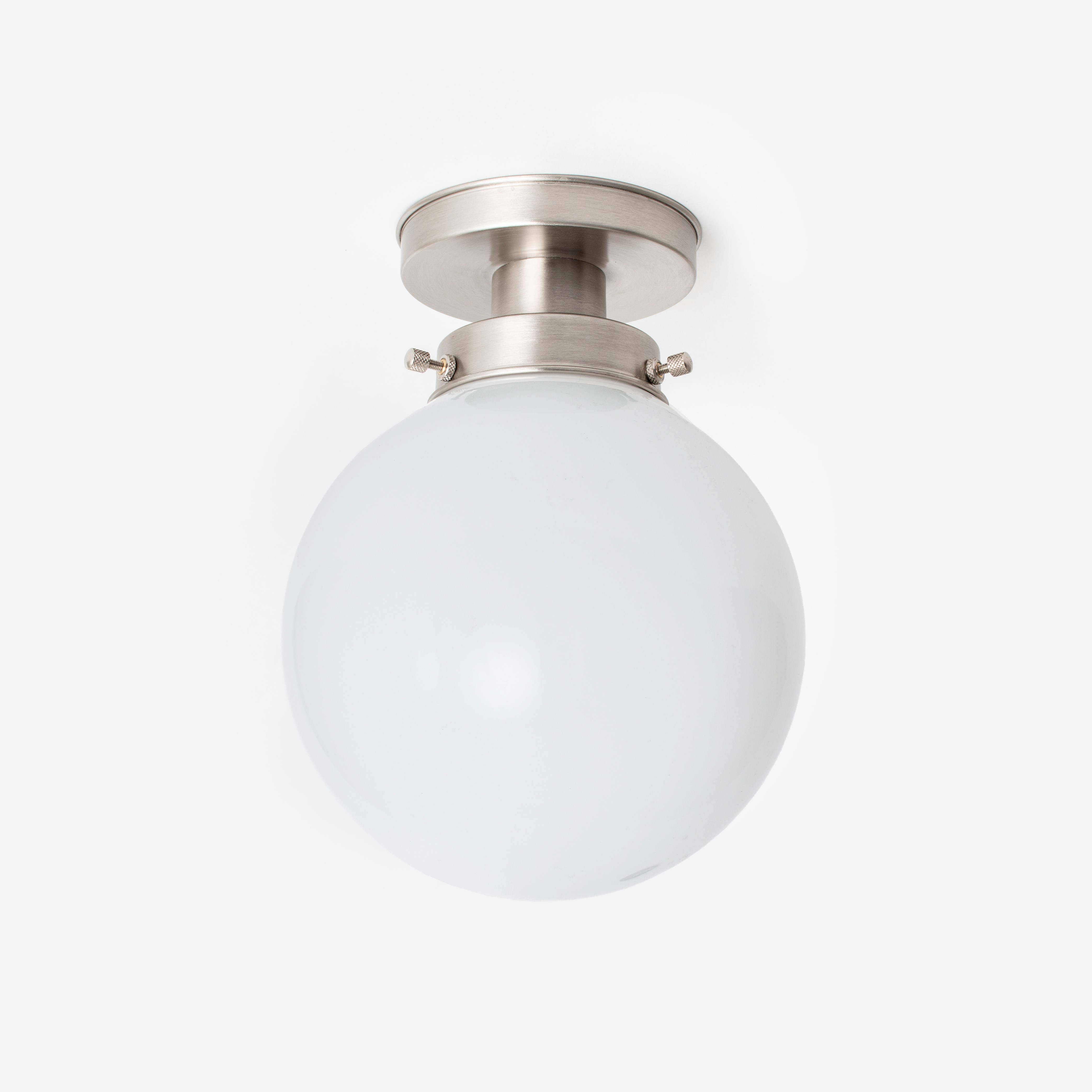 Ceiling Lamp Globe Ø 20 20's Matt Nickel