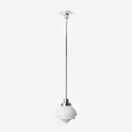 Pendant Lamp Small Pointy 20's Nickel
