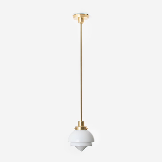Pendant Lamp Small Pointy 20's Brass