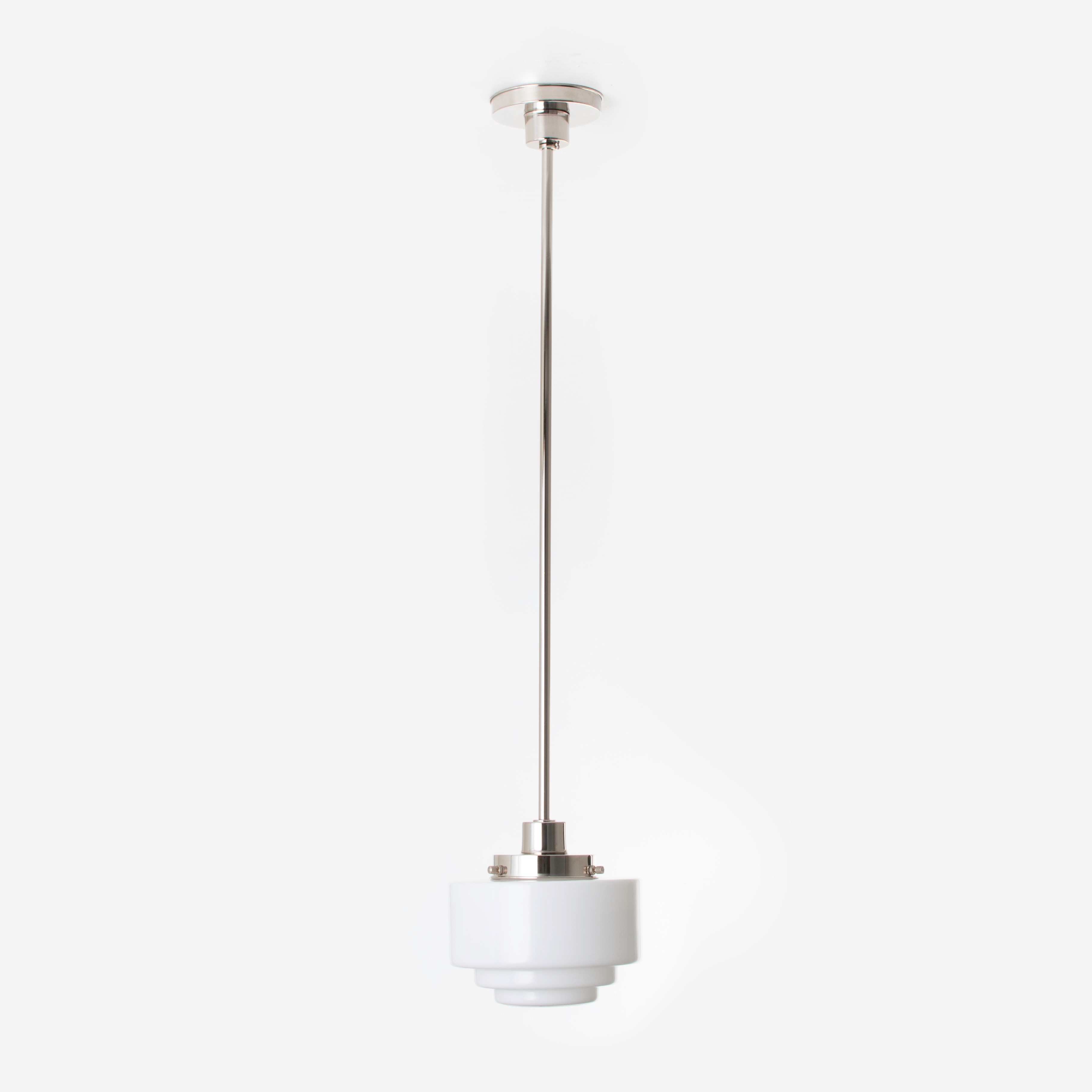 Hanging Lamp Stepped Ø 20 20's Nickel