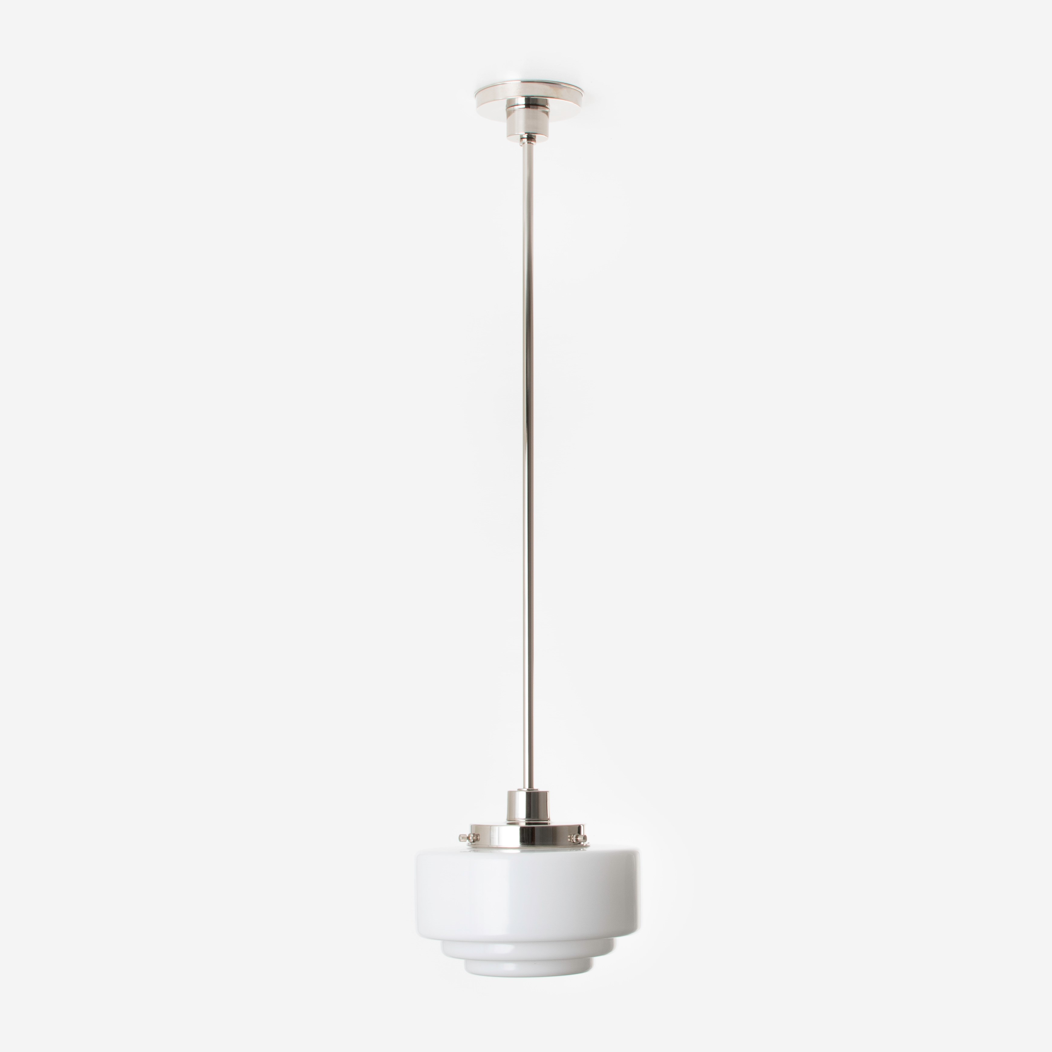 Pendant Lamp Stepped Ø 25 20's Nickel