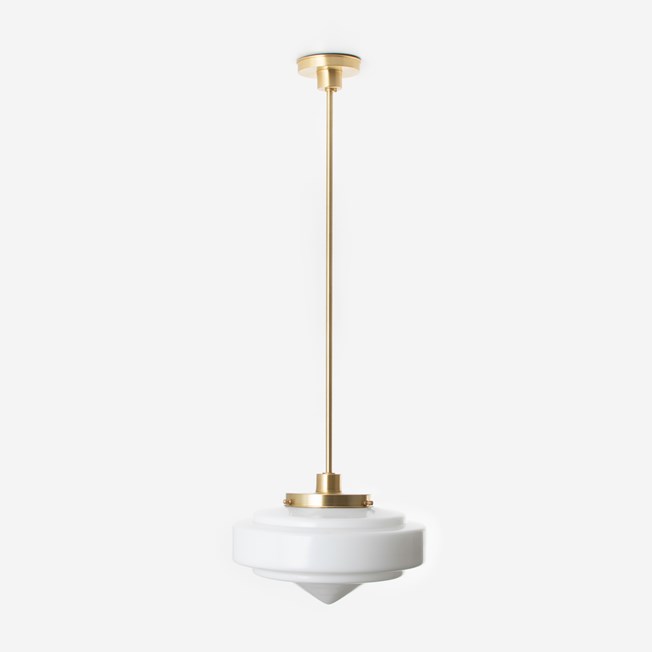 Pendant Lamp Pointy Stairs 20's Brass