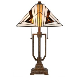 Tiffany Table Lamp Metropolis