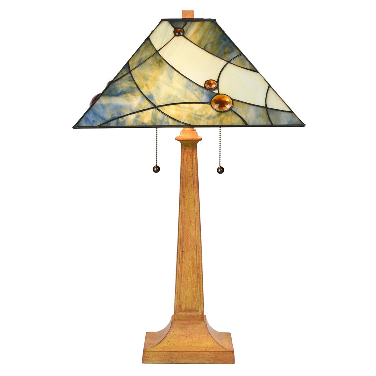 Tiffany Table Lamp Sky Blue
