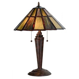 Tiffany Table Lamp Windows