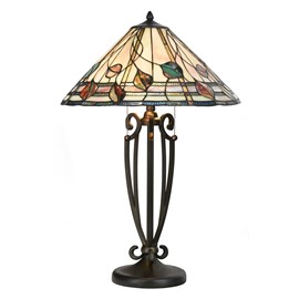 Tiffany Table Lamp Leaves