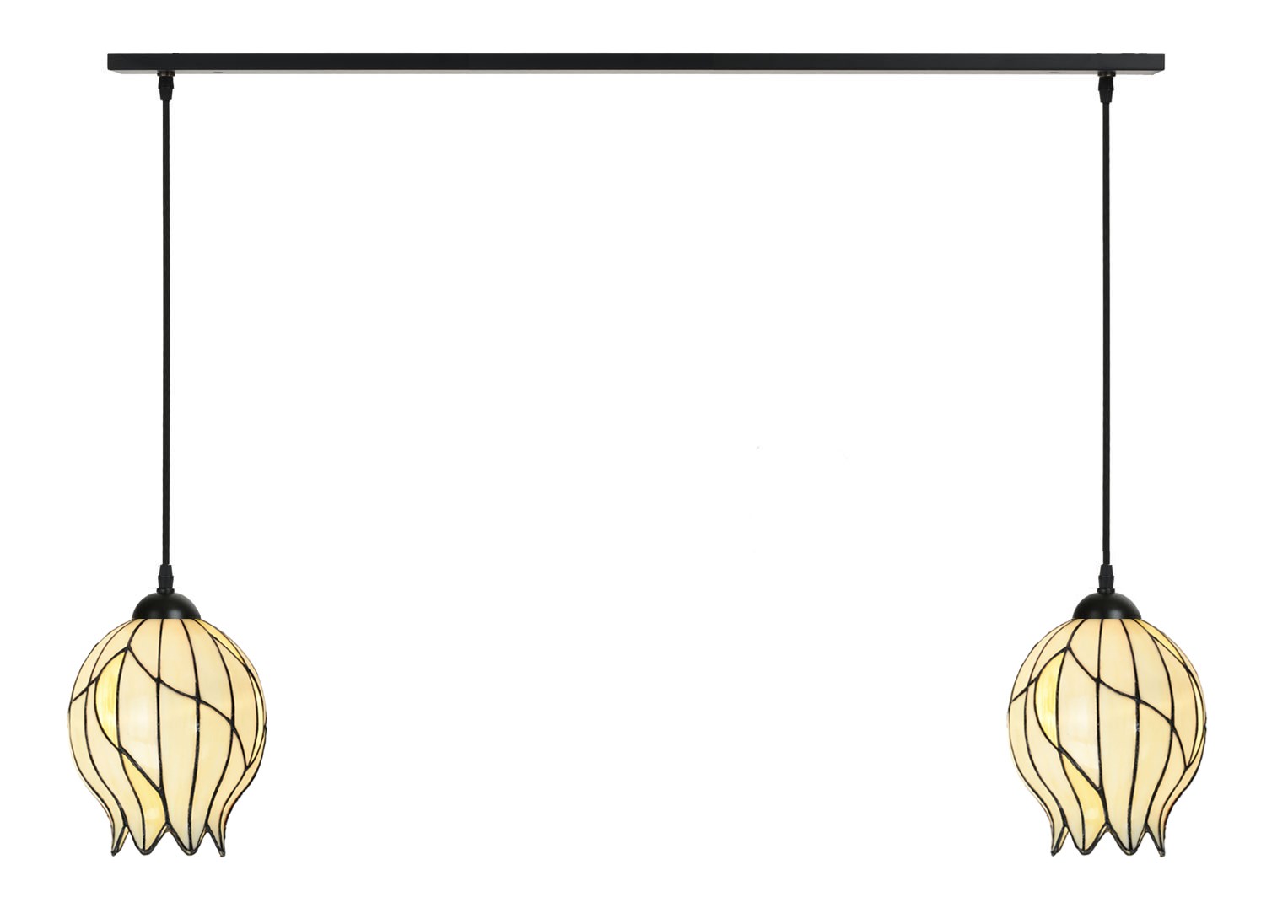 2 x Tiffany Nature Open on ceiling beam