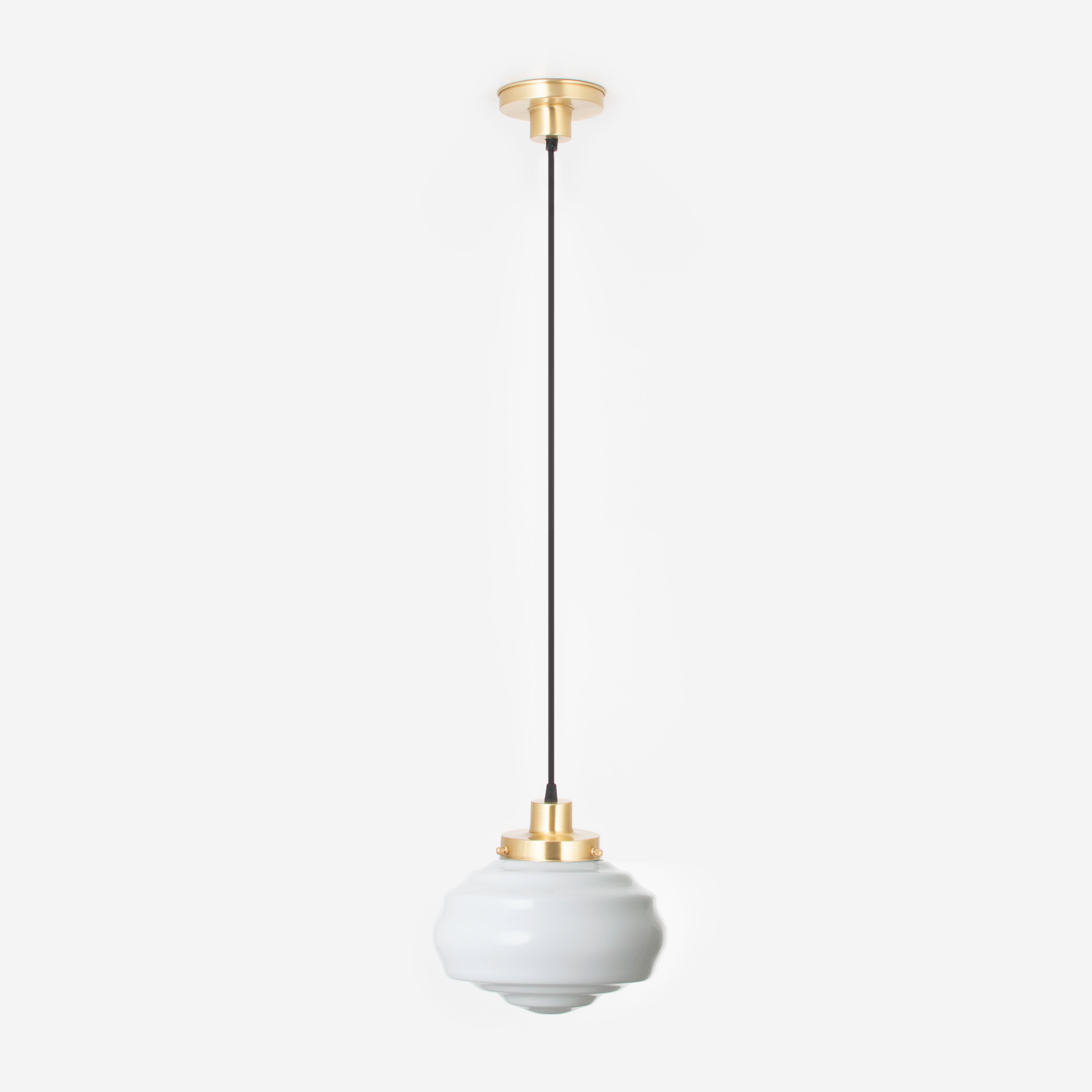 Hanging lamp on cord Alphonse 20's Brass
