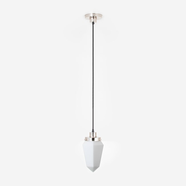 Hanging lamp on cord Briljant 20's Nickel