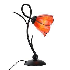 Tiffany Table Lamp Lovely Tender Poppy