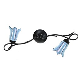 Tiffany Wall Lamp/Ceiling Lamp Lovely Gentian Blue 2