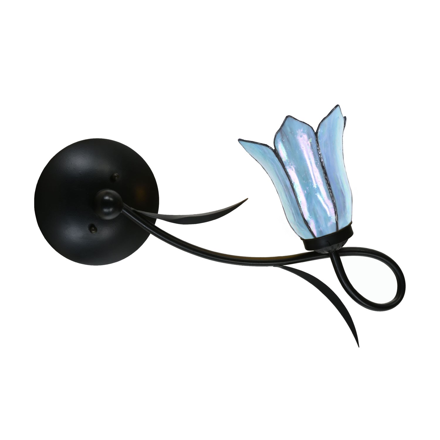 Tiffany Wall Lamp/Ceiling Lamp Lovely Gentian Blue
