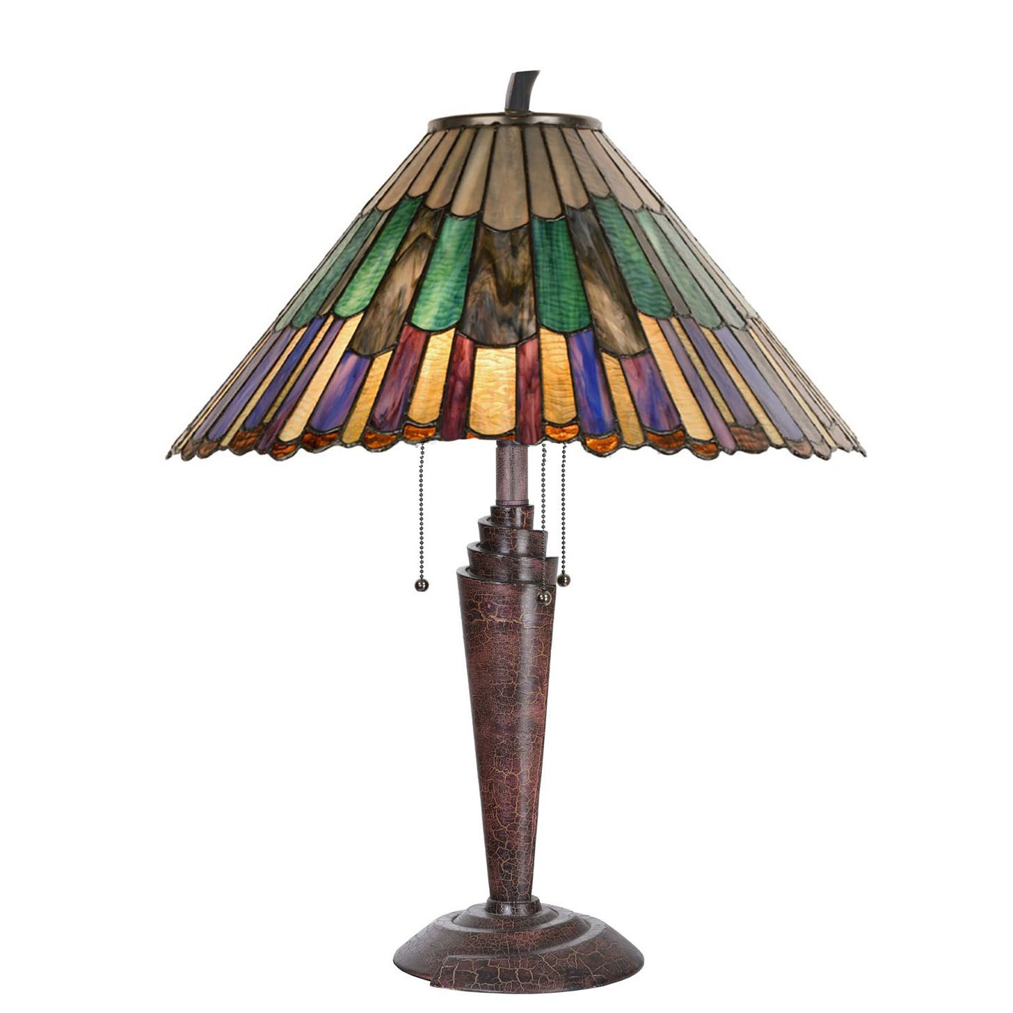 Table lamp Twist with Styled Flower
