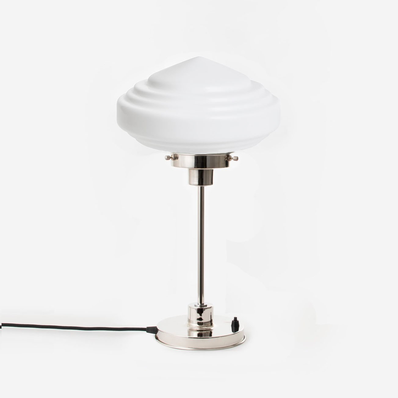 Table Lamp Deco Pointy Nickel shiny