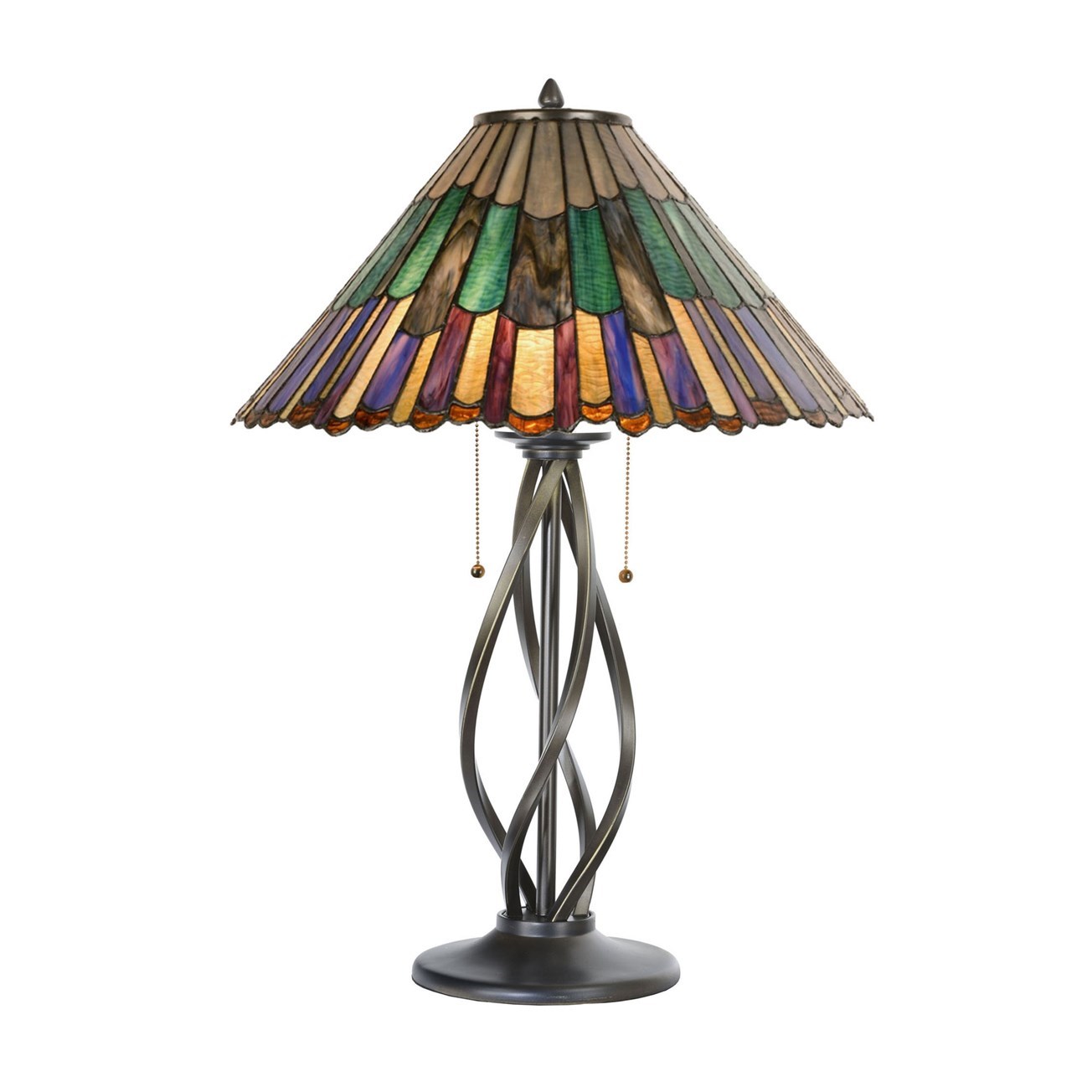 Tiffany-Tischlampe Salsa Styled Flower