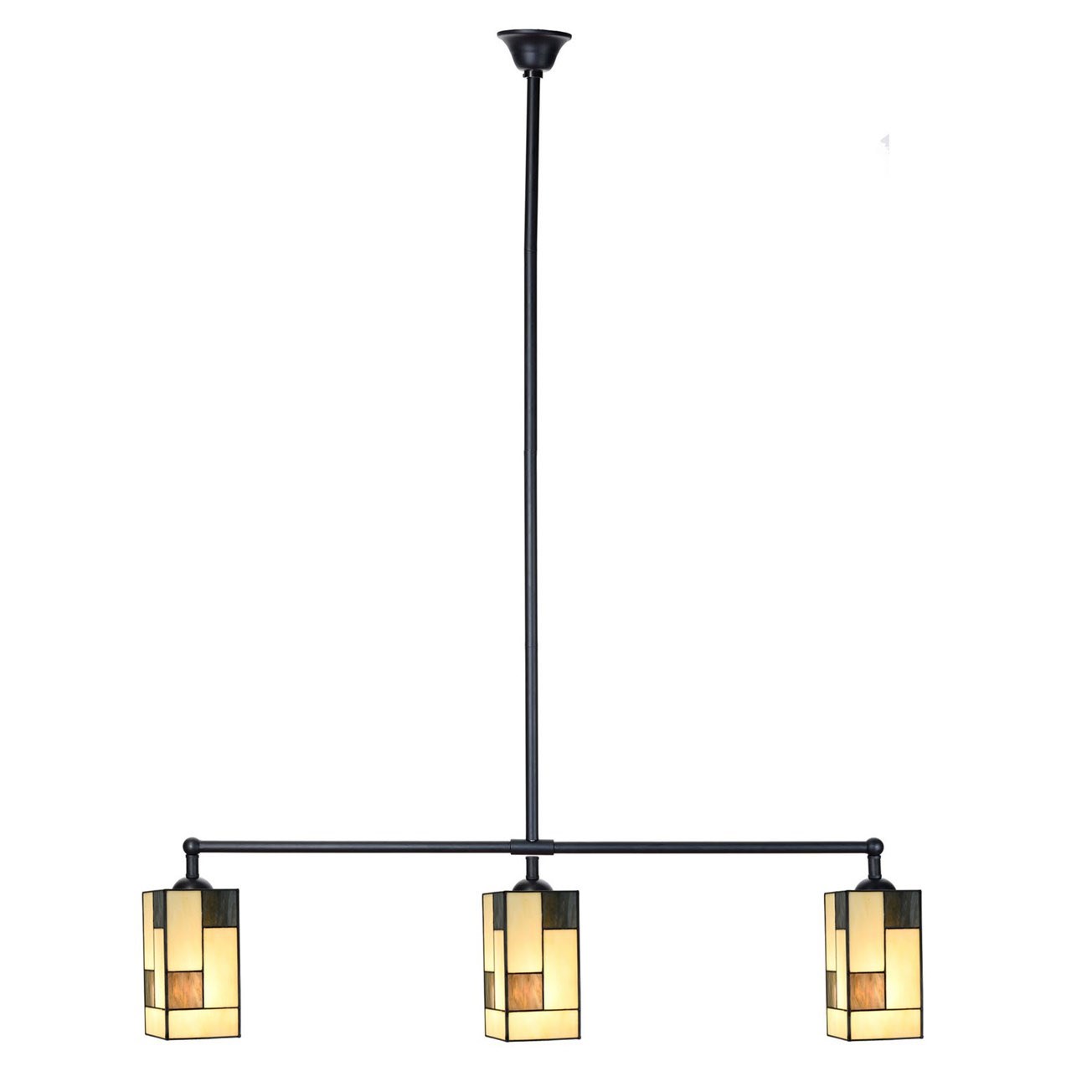 Tiffany T-lamp 3 lights Mondriaan Small
