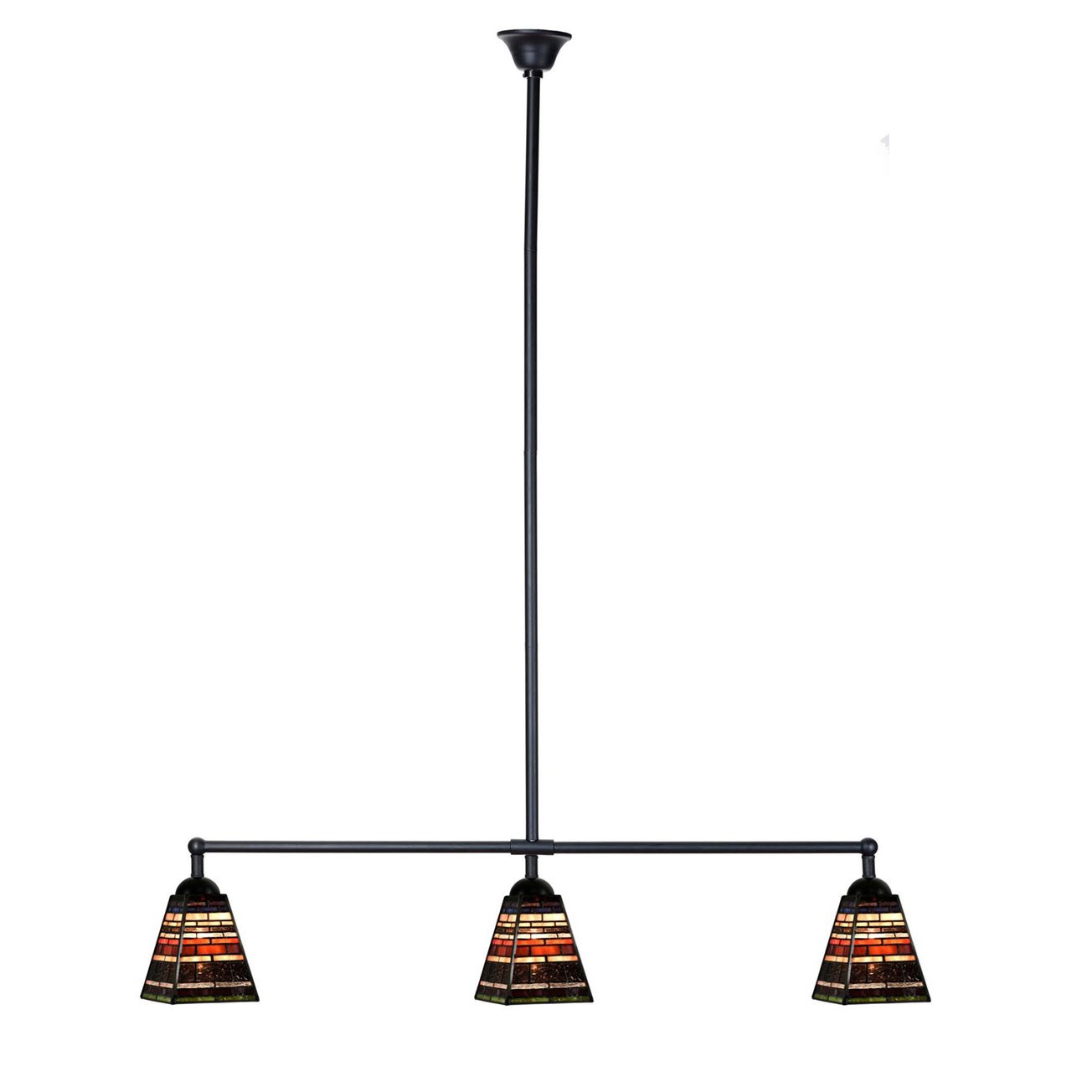 Tiffany T-lamp 3 lights Industrial Small