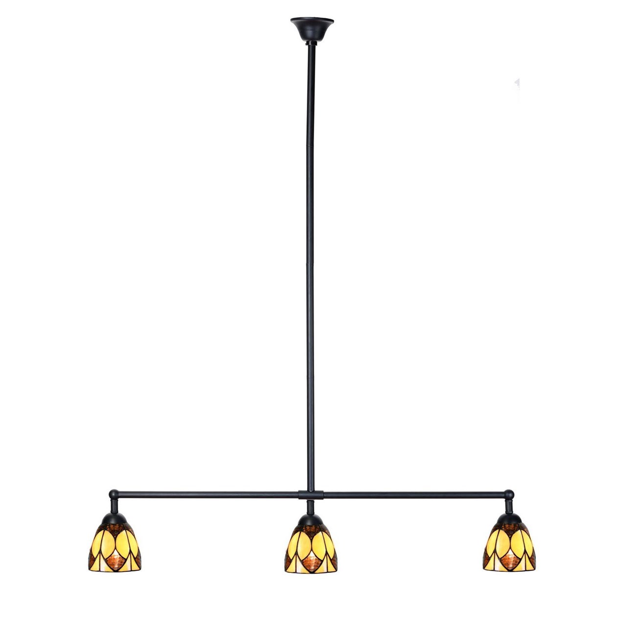 Tiffany T-lamp 3 lights Parabola Small