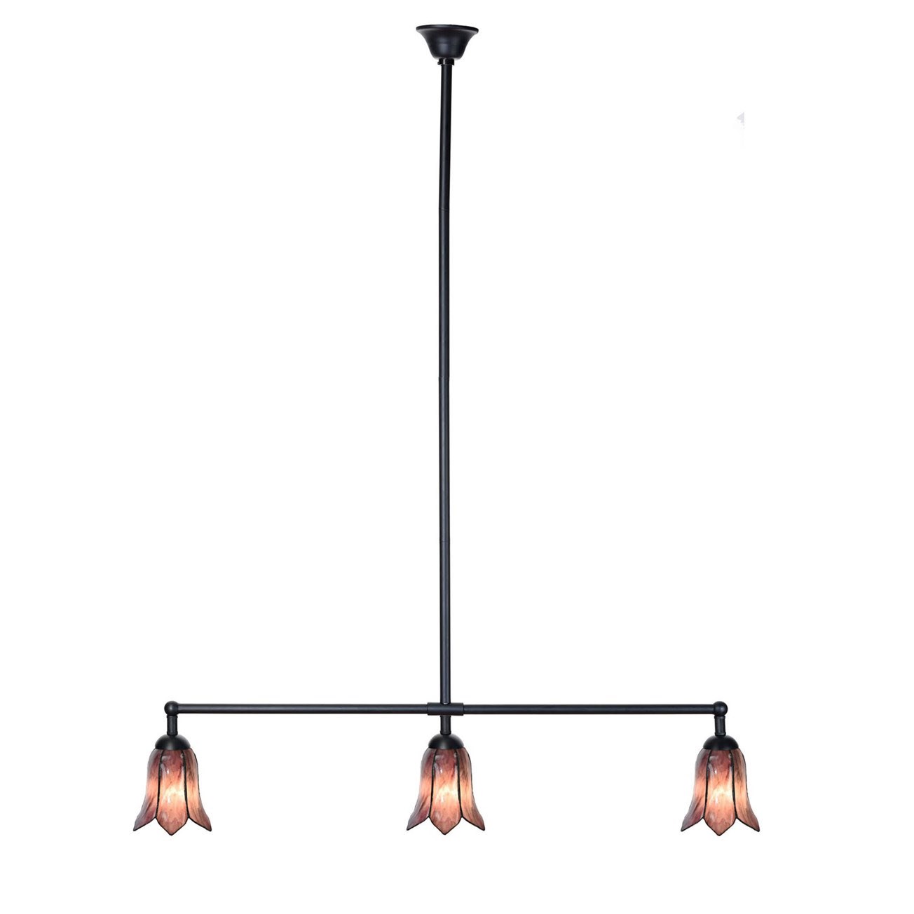 Tiffany T-lamp 3 lights Gentian Purple