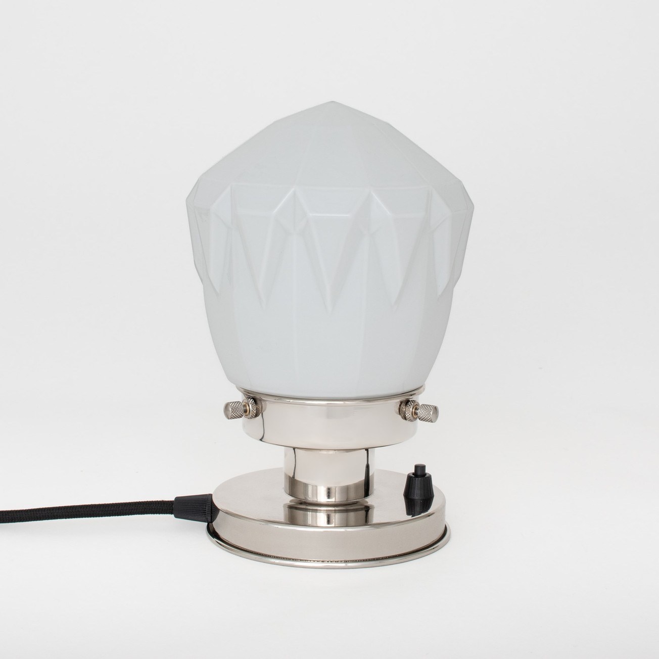 Table Lamp Rocket 20's Nickel