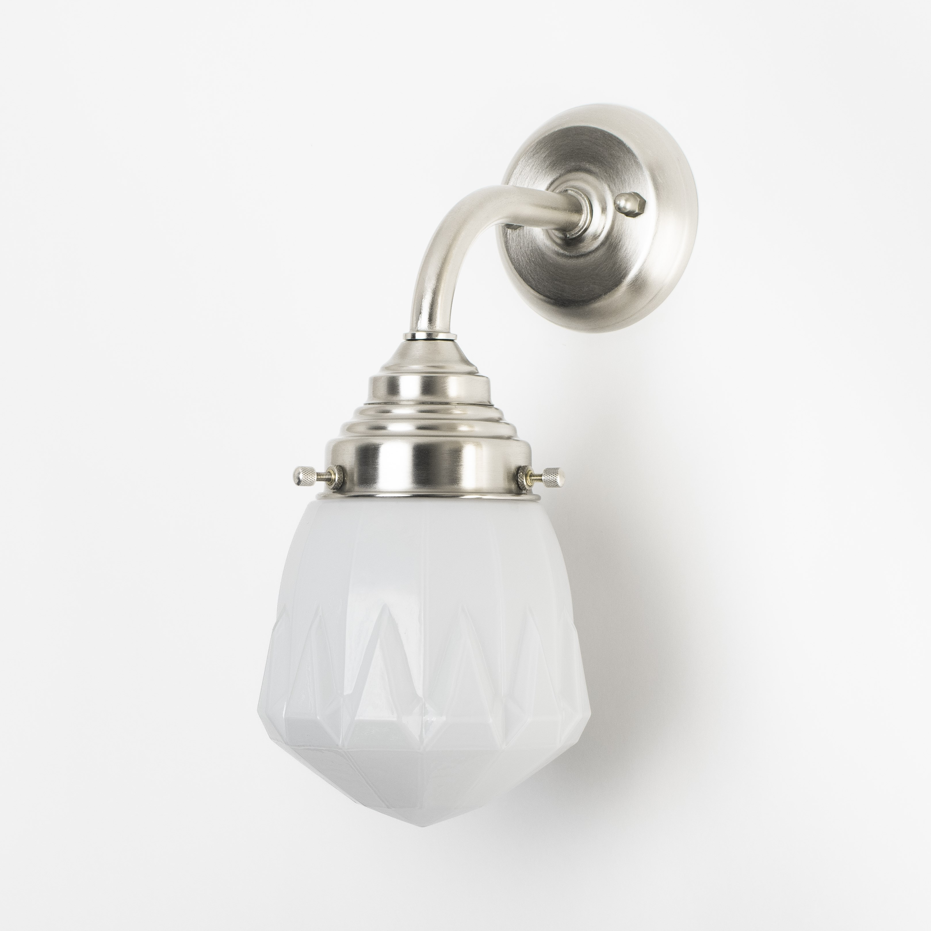 Wall Lamp Rocket Curve Matt Nickel