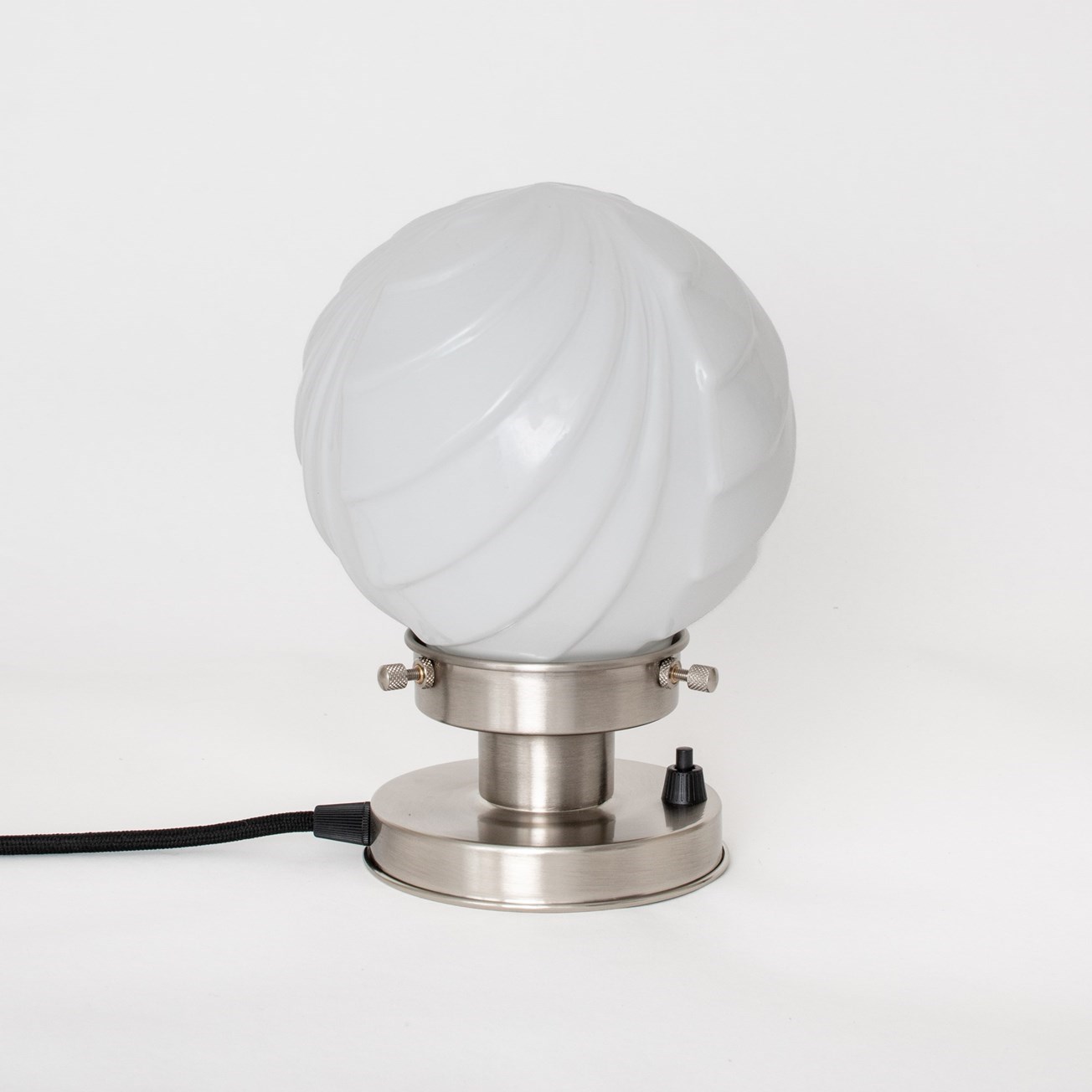 Table Lamp Swingbulb 20's Matt Nickel