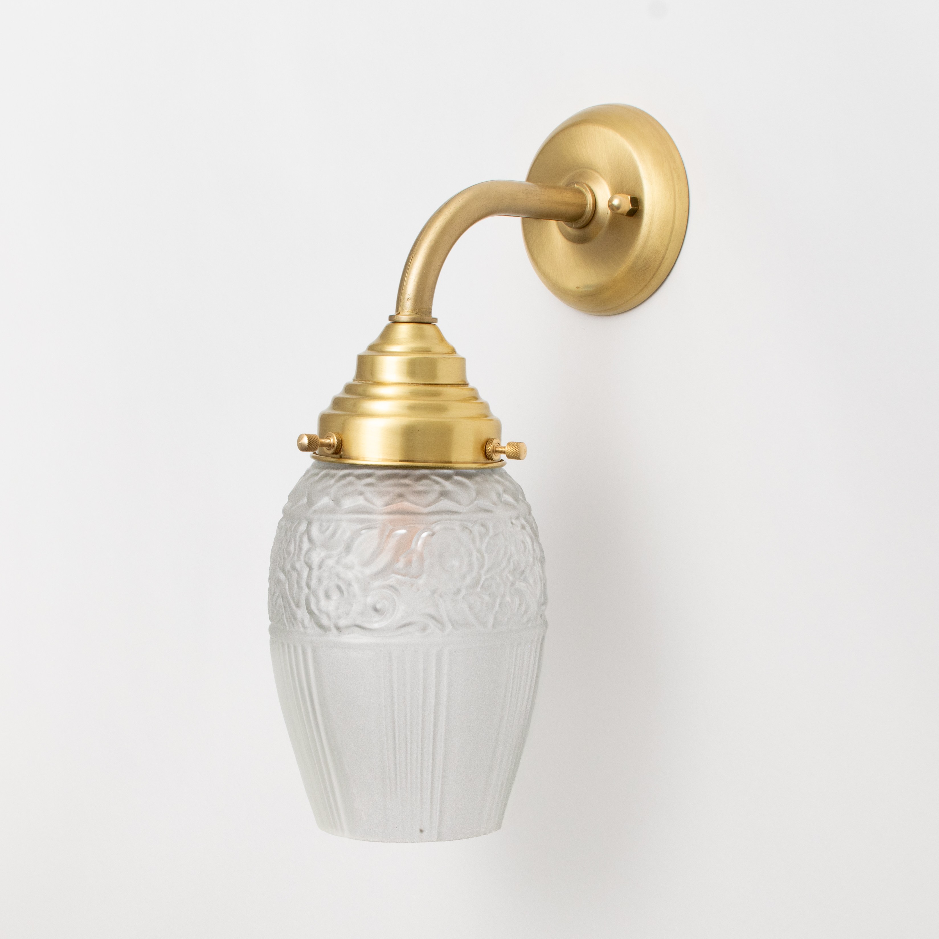 Wall lamp Flower Yard Curve Brass