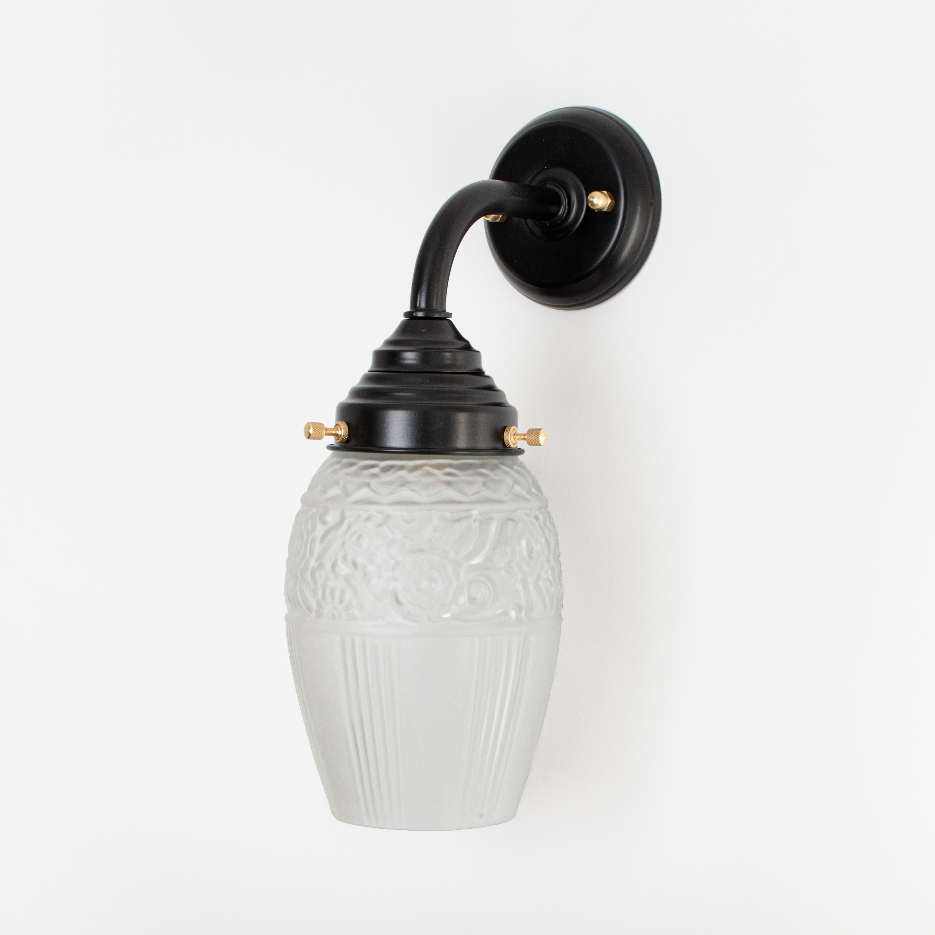 Outdoor lamp - Wall lamp Flower Yard Curve Black