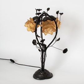 Art Nouveau Table Lamp Flower