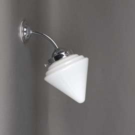 Outdoor/ Bathroom Wall Lamp Pointy Cone