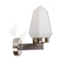 Brilliant Wall Outdoor Lamp Stainless Steel/Glass