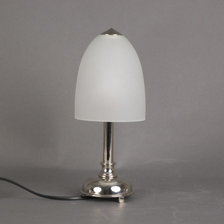 Bathroom Table Lamp Little Retro with glass shade Cup Etched