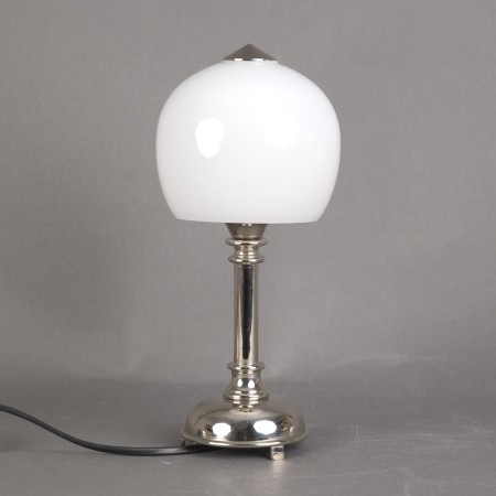 Bathroom Table Lamp Little Retro with glass shade Shower Opal