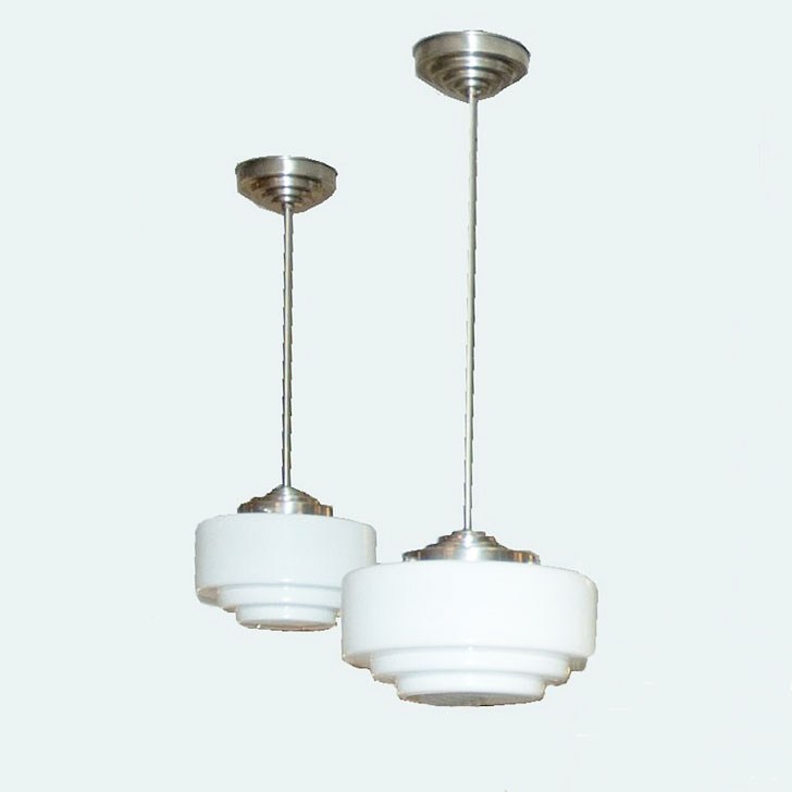 Hanging Lamp Stepped Lampshades