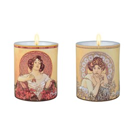 Set of 2 Candles Mucha