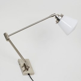 Wall lamp Functional matt nickel