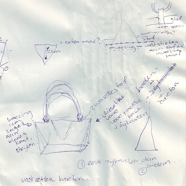 Drawing Design for Nathalie Bag