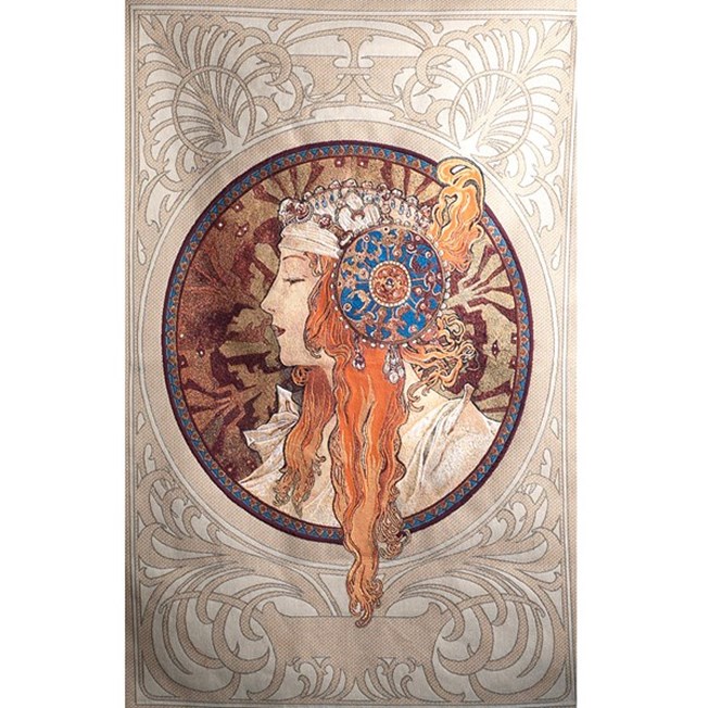 Tapestry Mucha - The Blonde