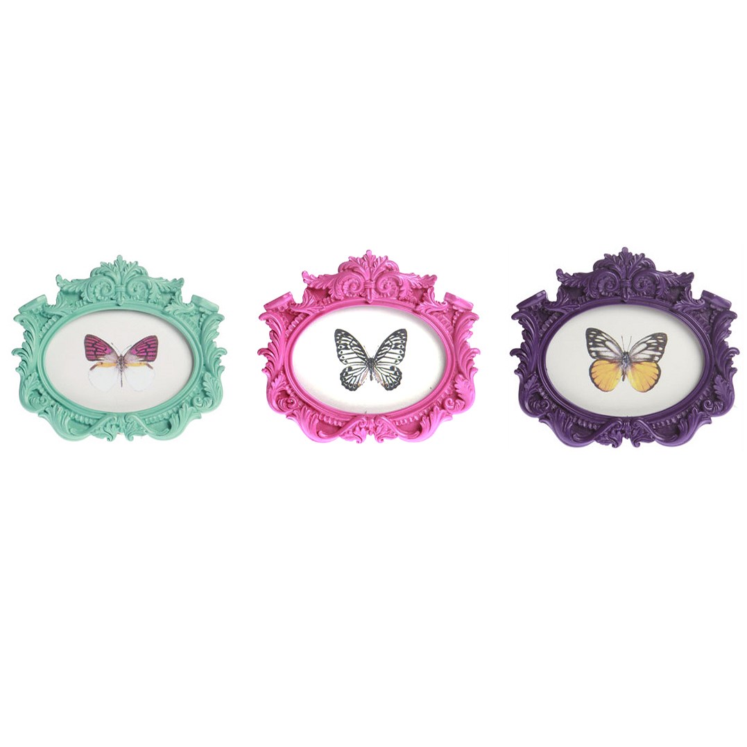 Set of 3 Photo Frames Classy