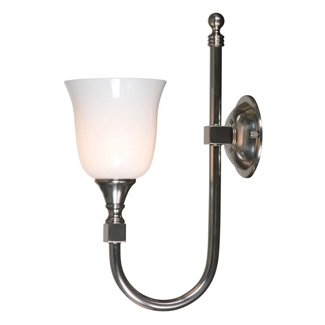 Bathroom Lamp Classic Bow with Cube Bell as an uplighter