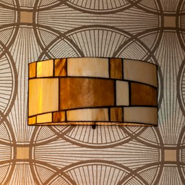 Tiffany Wall Lamp / Ceiling Lamp Roundabout 